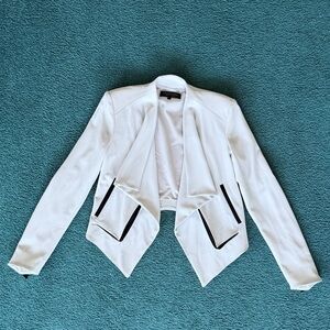 Reese + Riley Sculptural Blazer NWOT Draped Shawl Jacket Designer Workwear